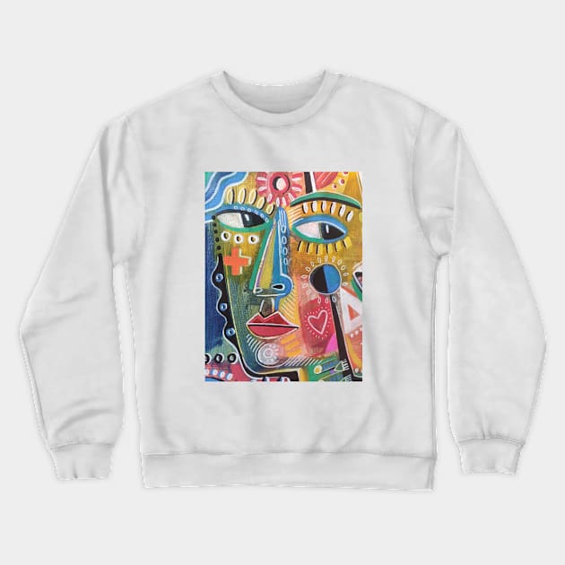 art face Crewneck Sweatshirt by Daria Kusto